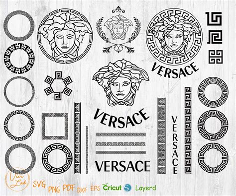 versace medusa logo svg